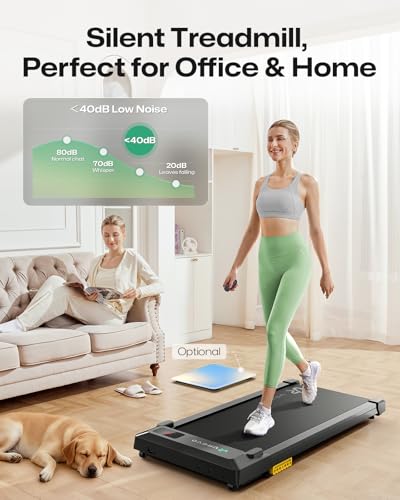 UREVO Smart Walking Pad Treadmill with App Control