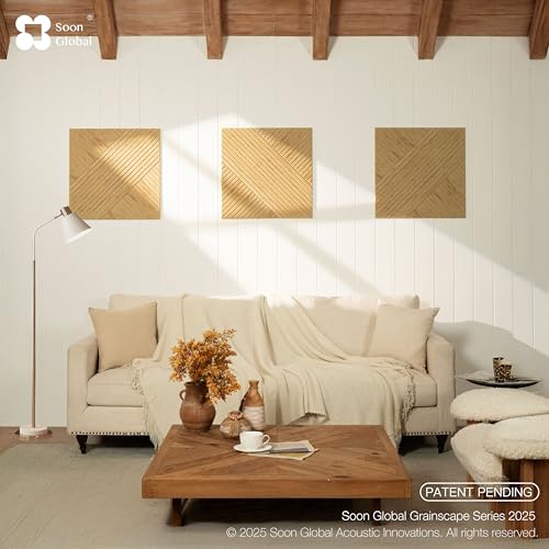 Soon Global 8-Pack Acoustic Sound-Absorbing Wall Panels