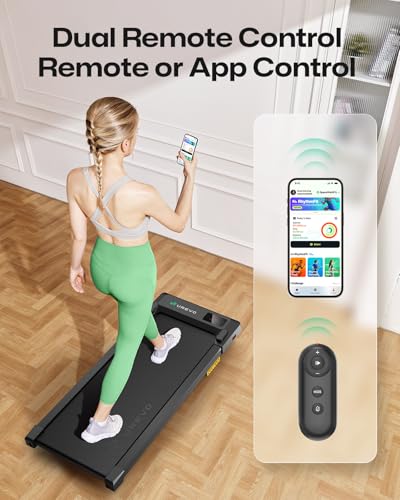 UREVO Smart Walking Pad Treadmill with App Control