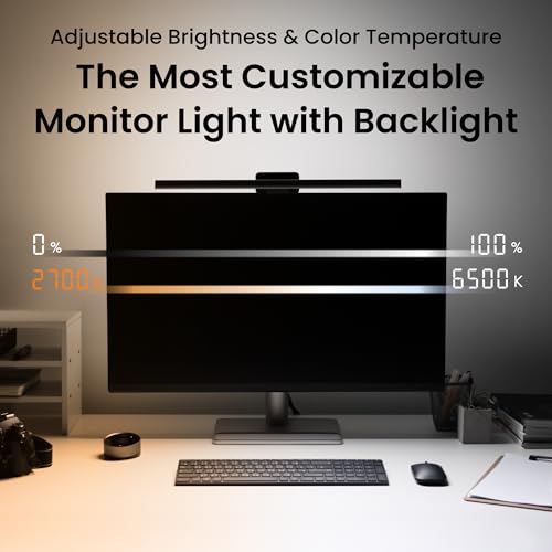 BenQ ScreenBar Halo 2 LED Monitor Light Bar with Controller