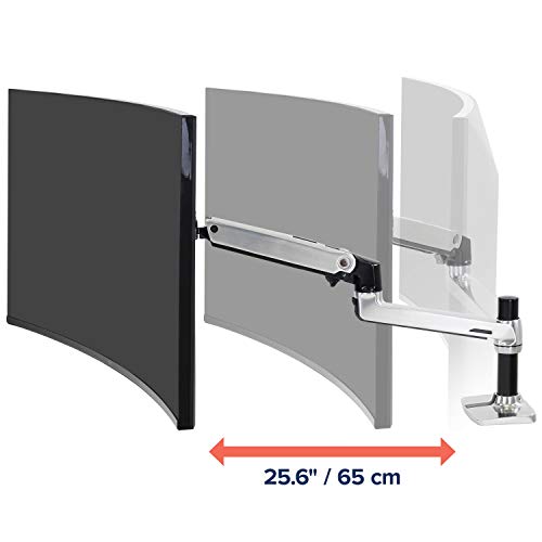 Ergotron – LX Premium Single Monitor Arm, VESA Desk Mount
