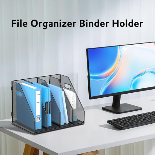 SUPEASY Binder Organizer & Magazine File Holder Rack