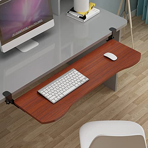 Adjustable Keyboard Tray with Pull Out,Adjustable Keyboard Tray with Sliding Rails Pull Out Drawers Under Desk Space Saving Design for Comfortable Typing