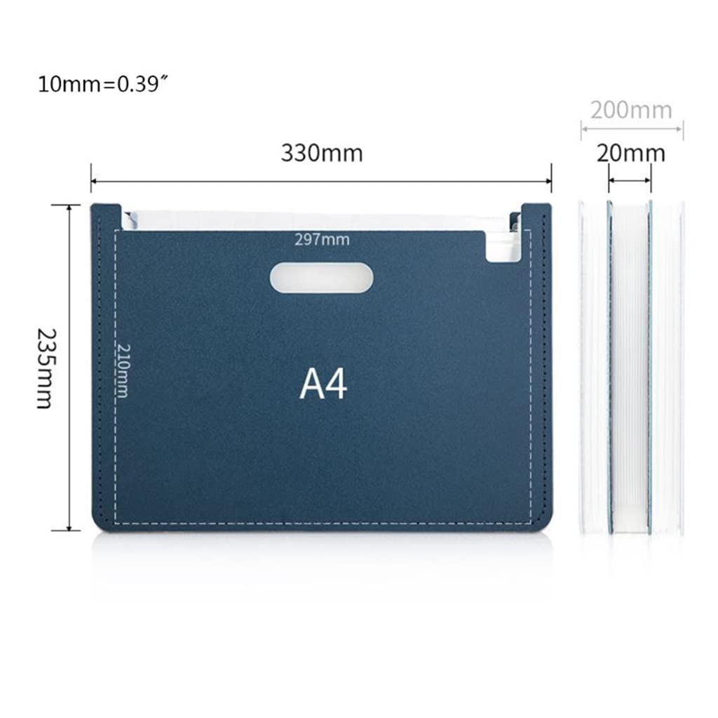 ONMYJFD 13-Pocket Expanding File Folder & Document Organizer