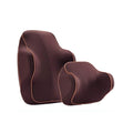 YMGSCC Lumbar Support Cushion, Memory Foam Posture Pillow, Back Support for Office Chair, Car Back Support,Home Back Support, Relieve Back Pain