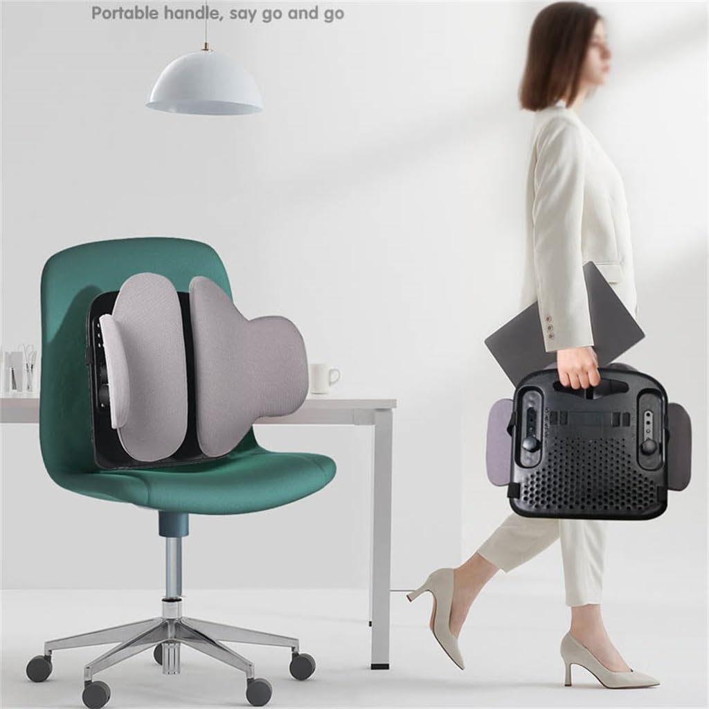 PGNEX Lumbar Cushion Office Sedentary Waist Cushion Car Seat Thickened Memory Foam Lumbar Cushion