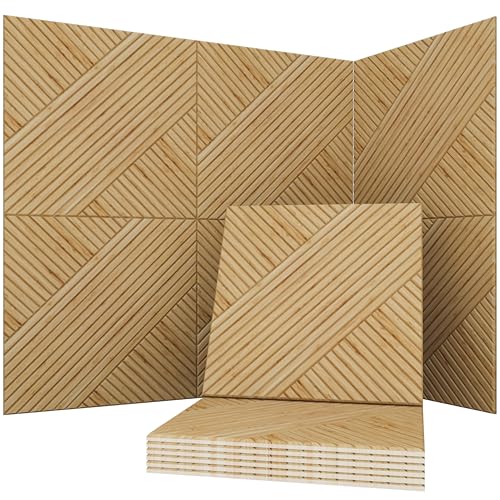 Soon Global 8-Pack Acoustic Sound-Absorbing Wall Panels