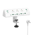 Clamp-On Under-Desk Power Strip with USB-C Fast Charging