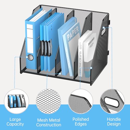 SUPEASY Binder Organizer & Magazine File Holder Rack