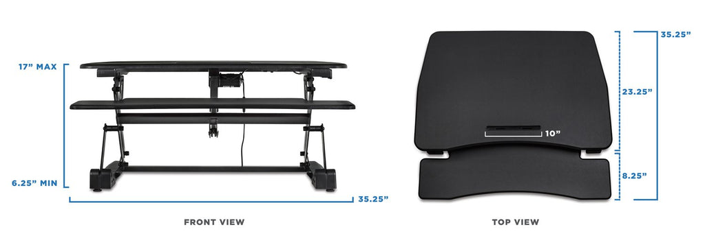 Mount-It! Electric Standing Desk Converter