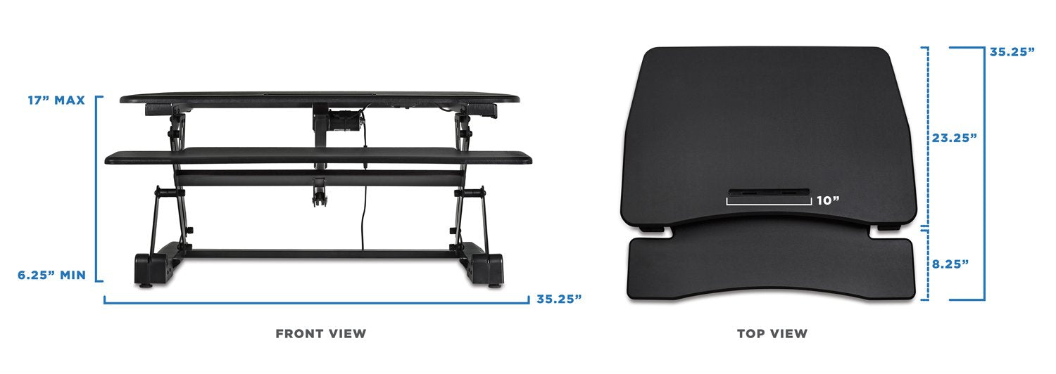 Mount-It! Electric Standing Desk Converter