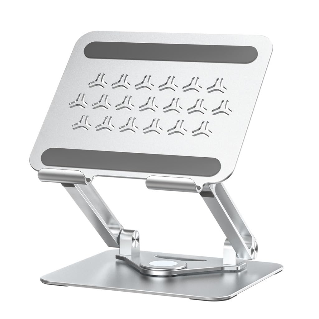 360 Degree Rotating Aluminum Alloy Tablet Stand Foldable and Easy to Increase Height Suitable for Tablet Stand