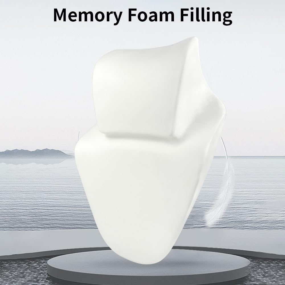 Shapeazy Office Chair Headrest, Adjustable Neck Support Pillow with Removable Washable Cover - Head Rest Attachment for Office Chairs and Wheelchairs, Neck Pillow for Desk Chair Napping