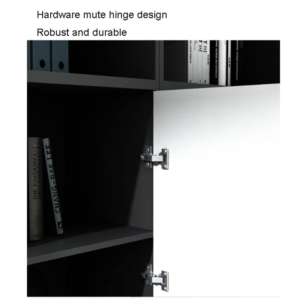 File Cabinet File Box File Cabinet, Wood Lateral Filing Cabinet with Door, Printer Stand with Open Storage Shelves for Filing Cabinet for Home Office Vertical Storage Cabinet Filing Cabinet for Office