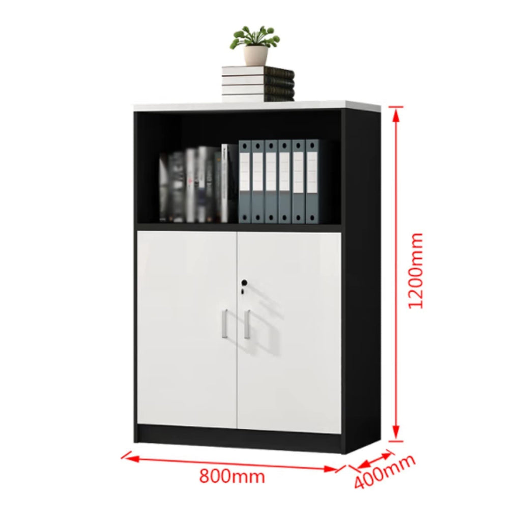 File Cabinet File Box File Cabinet, Wood Lateral Filing Cabinet with Door, Printer Stand with Open Storage Shelves for Filing Cabinet for Home Office Vertical Storage Cabinet Filing Cabinet for Office