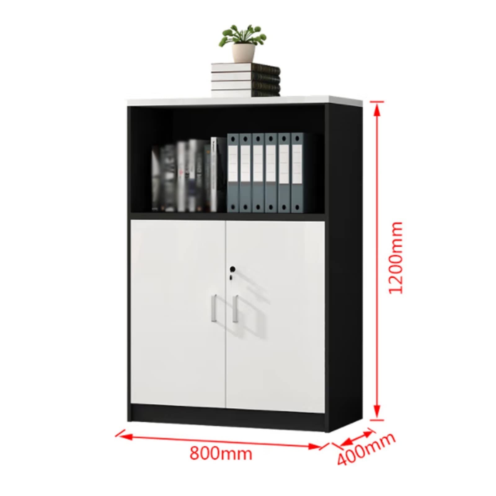 File Cabinet File Box File Cabinet, Wood Lateral Filing Cabinet with Door, Printer Stand with Open Storage Shelves for Filing Cabinet for Home Office Vertical Storage Cabinet Filing Cabinet for Office