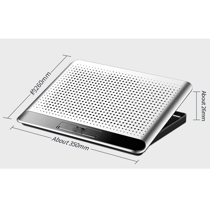 MVUYO Portable Laptop Cooling Pad Aluminum Alloy Suitable Laptop Adjustable Laptop Stand