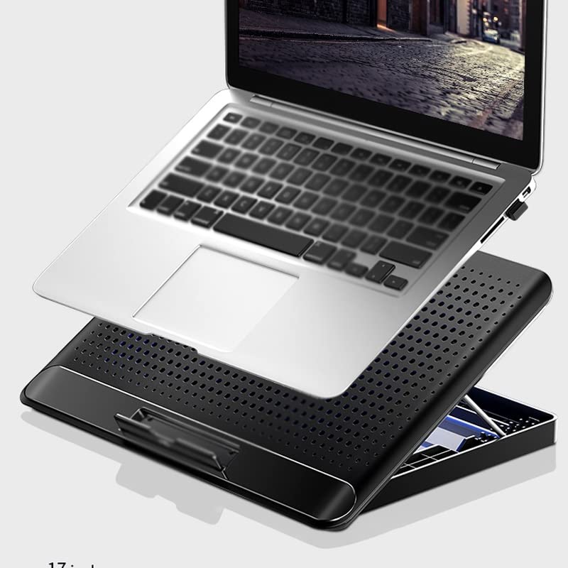 MVUYO Portable Laptop Cooling Pad Aluminum Alloy Suitable Laptop Adjustable Laptop Stand
