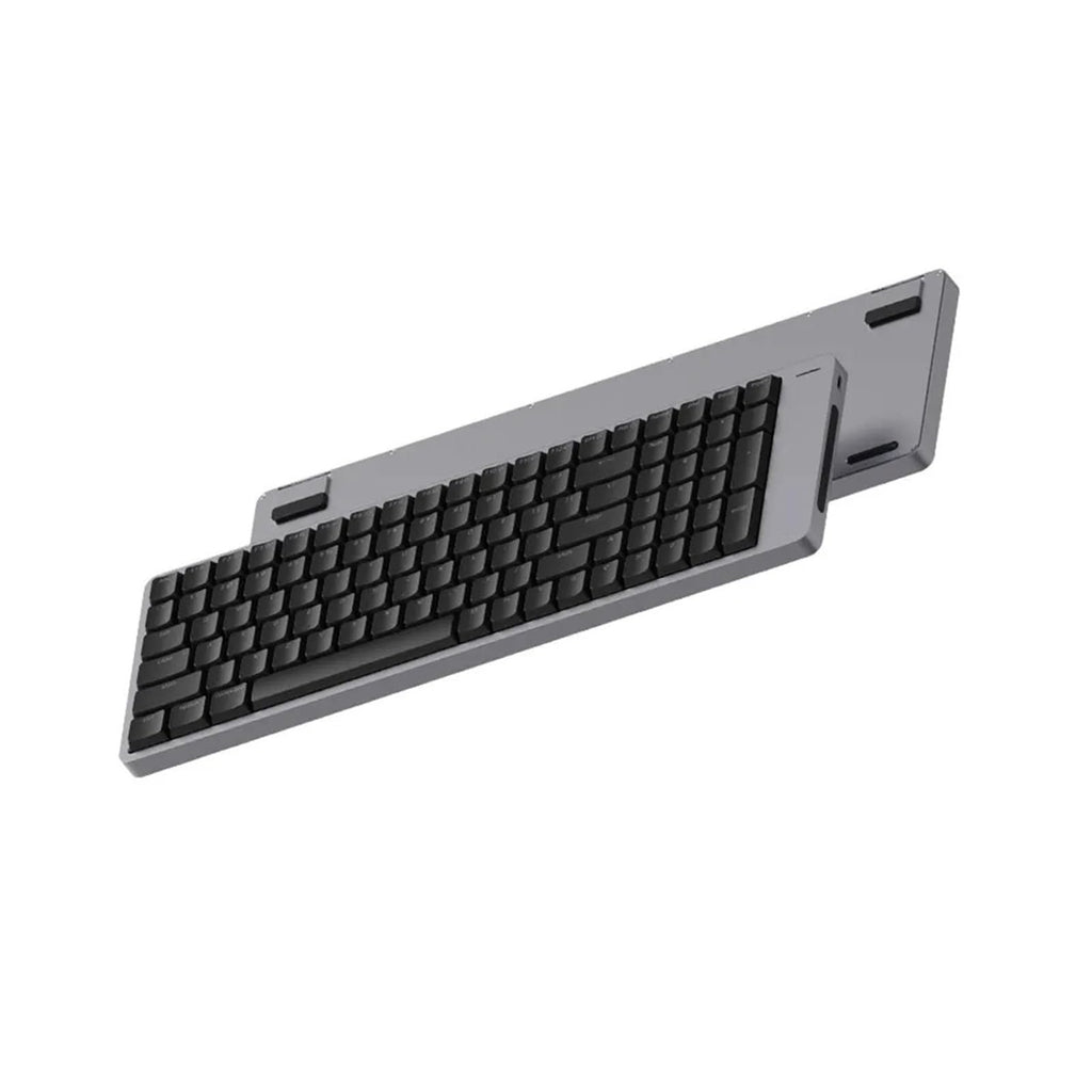 Aluminum Lump Mute Mechanical Keyboard Wired Bluetooth Wireless Business