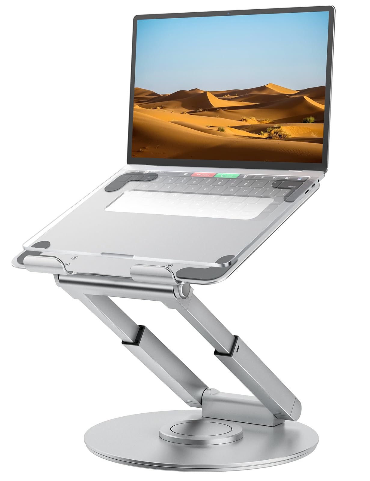 Tounee 360° Swivel Adjustable Sit-Stand Laptop Riser