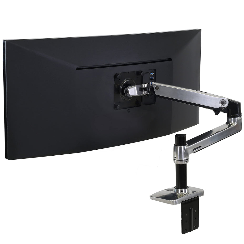 Ergotron – LX Premium Single Monitor Arm, VESA Desk Mount