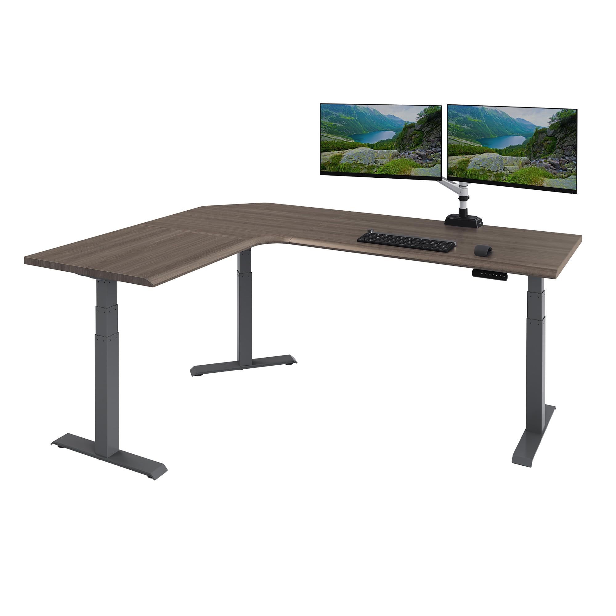 Vari L-Shaped Office Desk for Home & Executive Workspace