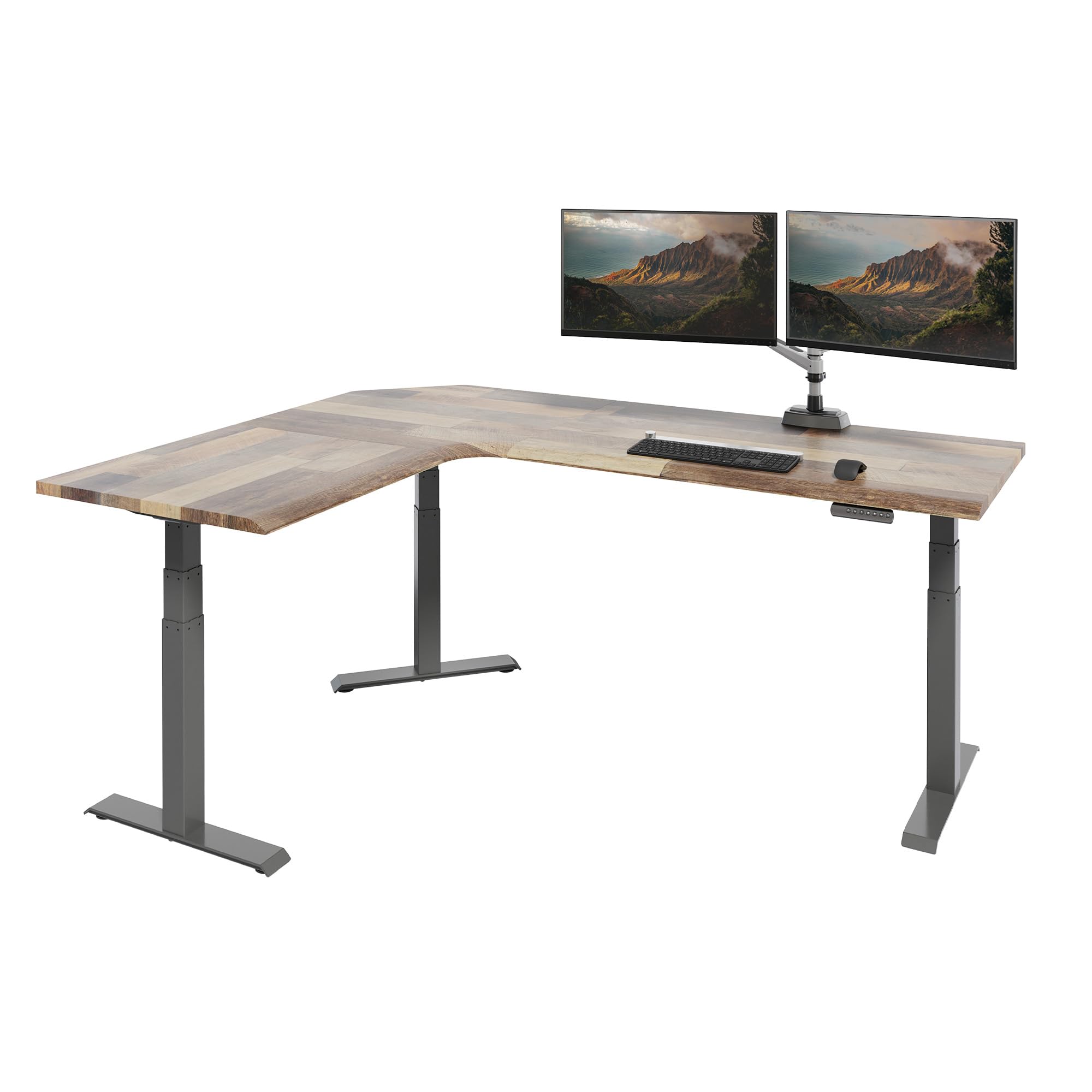 Vari L-Shaped Office Desk for Home & Executive Workspace