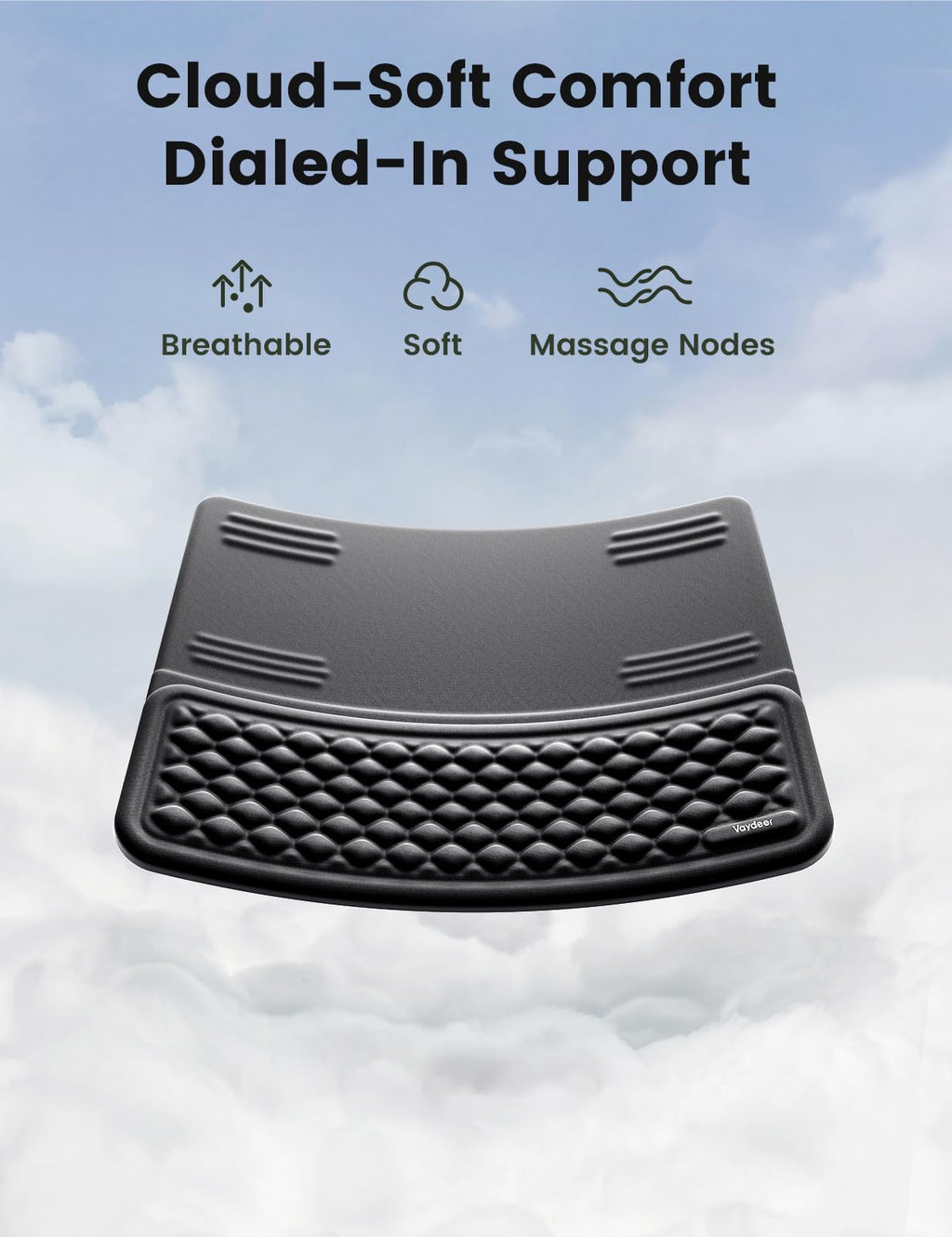 Vaydeer Ergonomic Wrist Rest with Keyboard Stand Riser