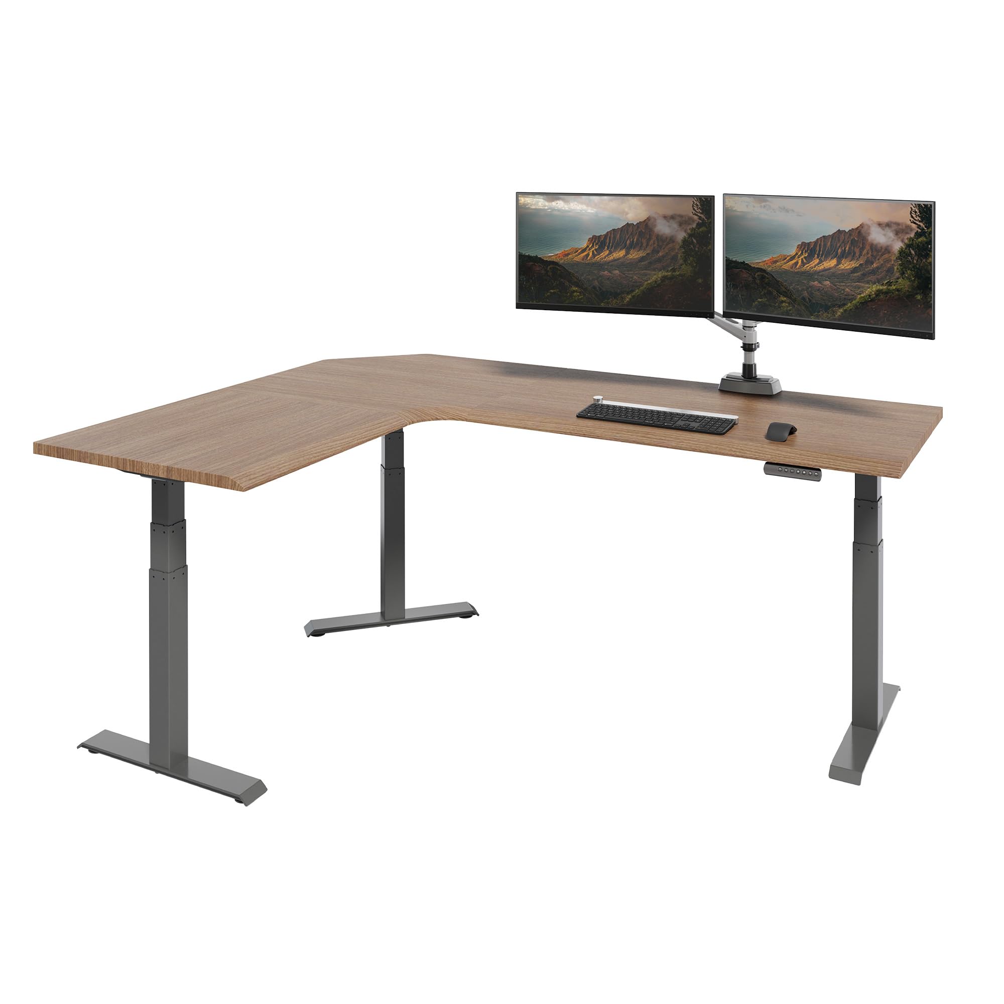 Vari L-Shaped Office Desk for Home & Executive Workspace