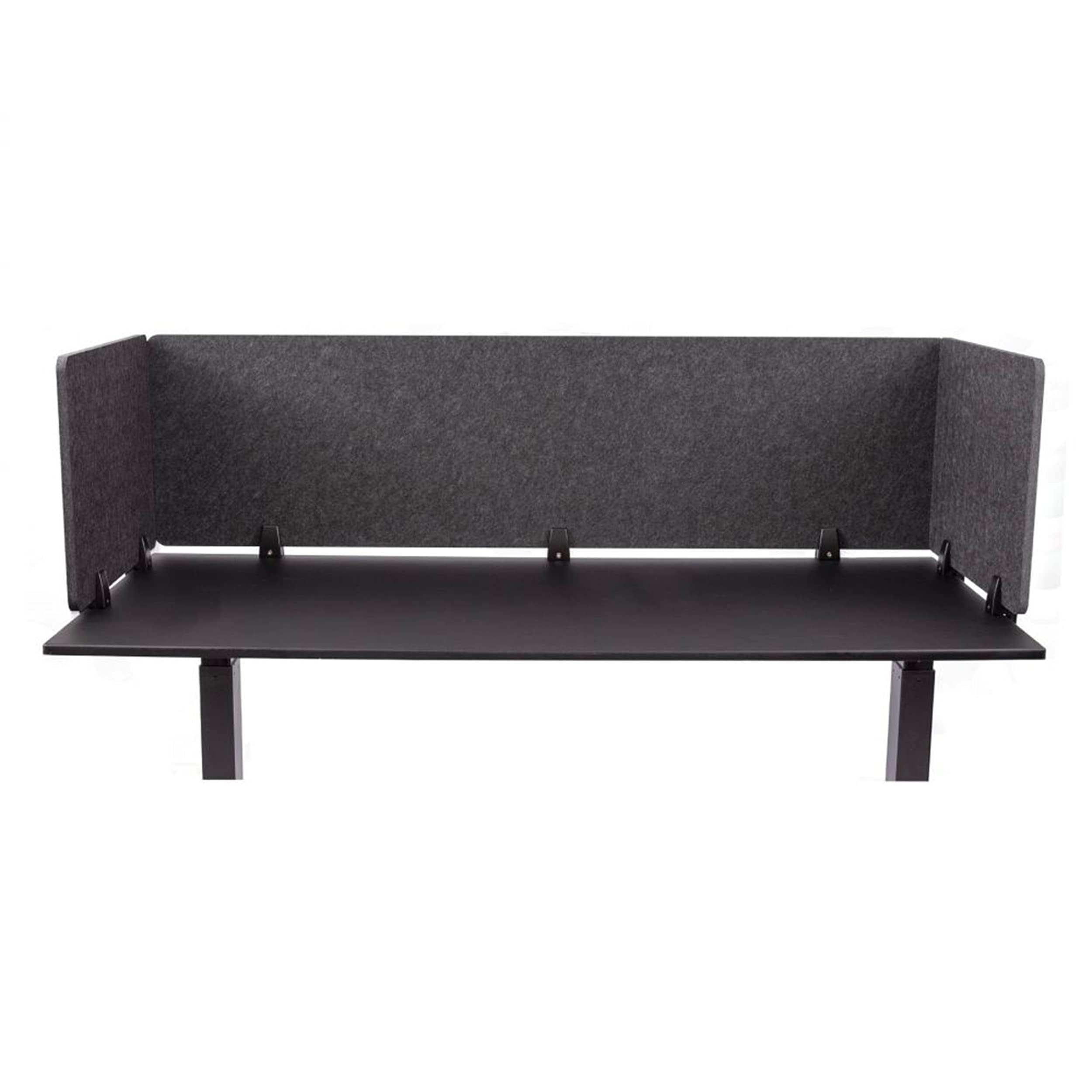 Stand Up Desk Store Clamp-On Acoustic Desk Privacy Divider