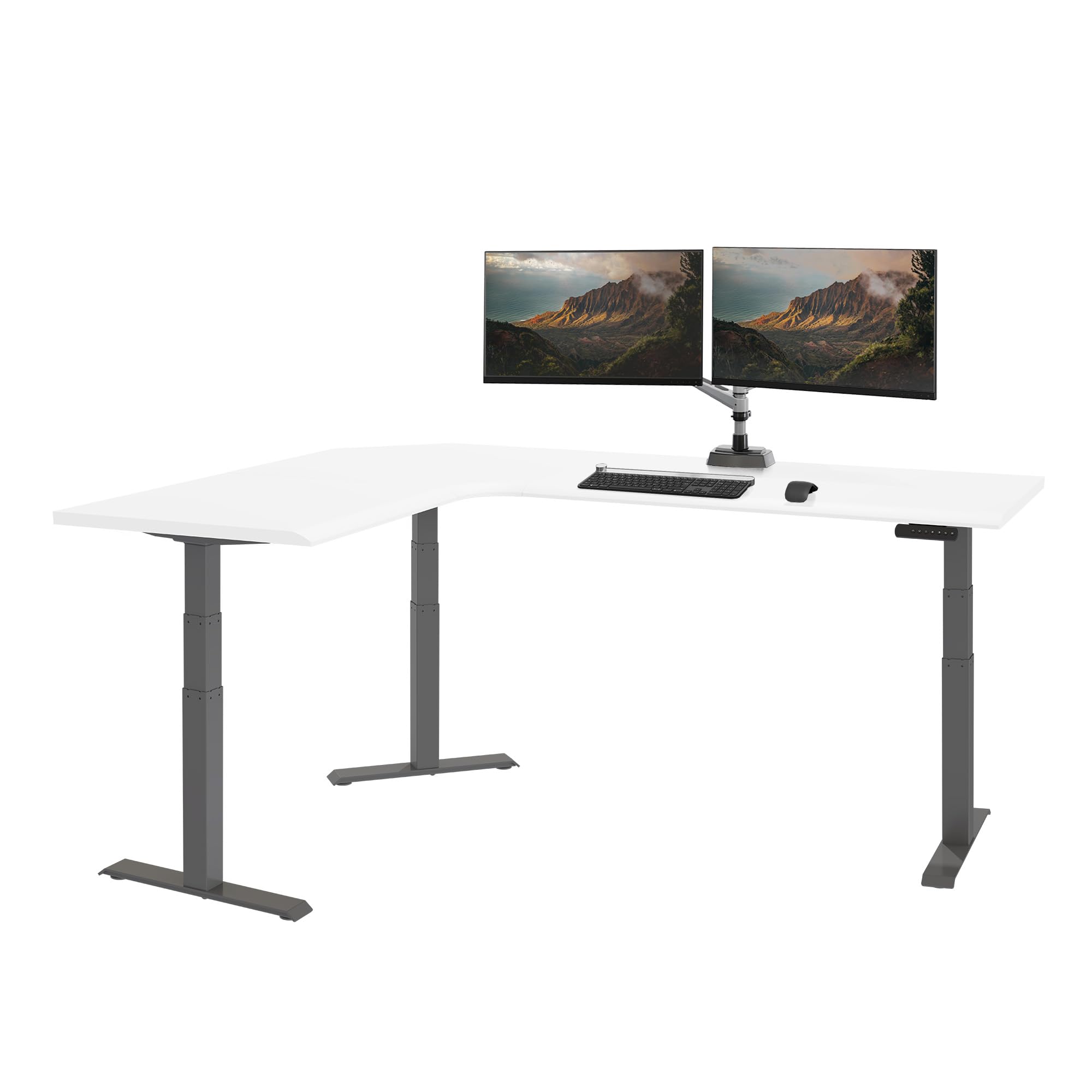 Vari L-Shaped Office Desk for Home & Executive Workspace