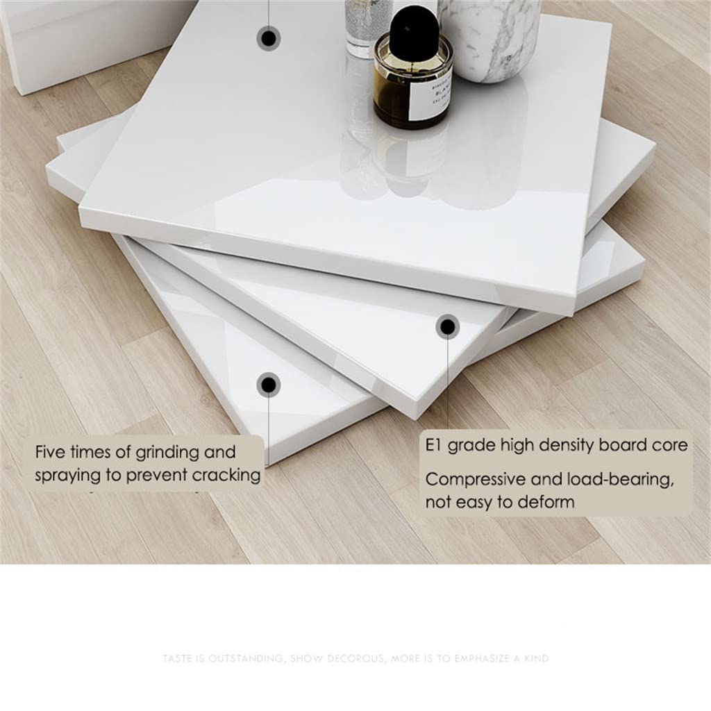 SIDUFHAOPKLL Office Desk Computer Swivel Angle Multifunctional White Furniture