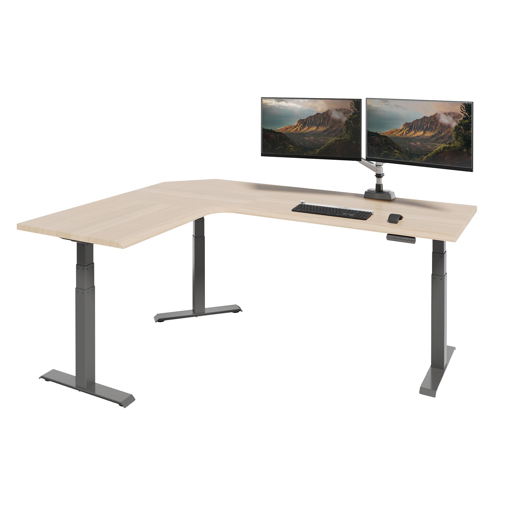 Vari L-Shaped Office Desk for Home & Executive Workspace