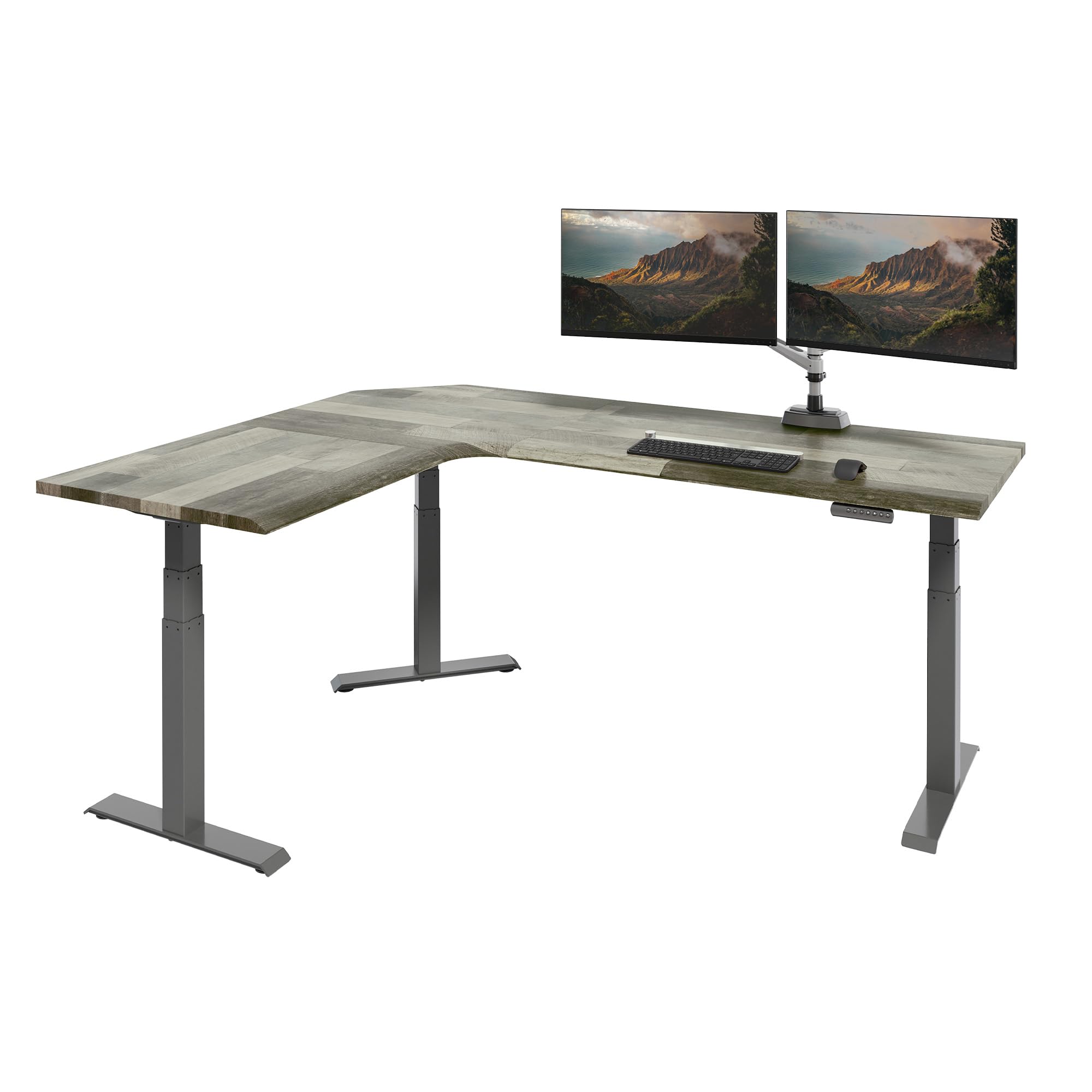 Vari L-Shaped Office Desk for Home & Executive Workspace