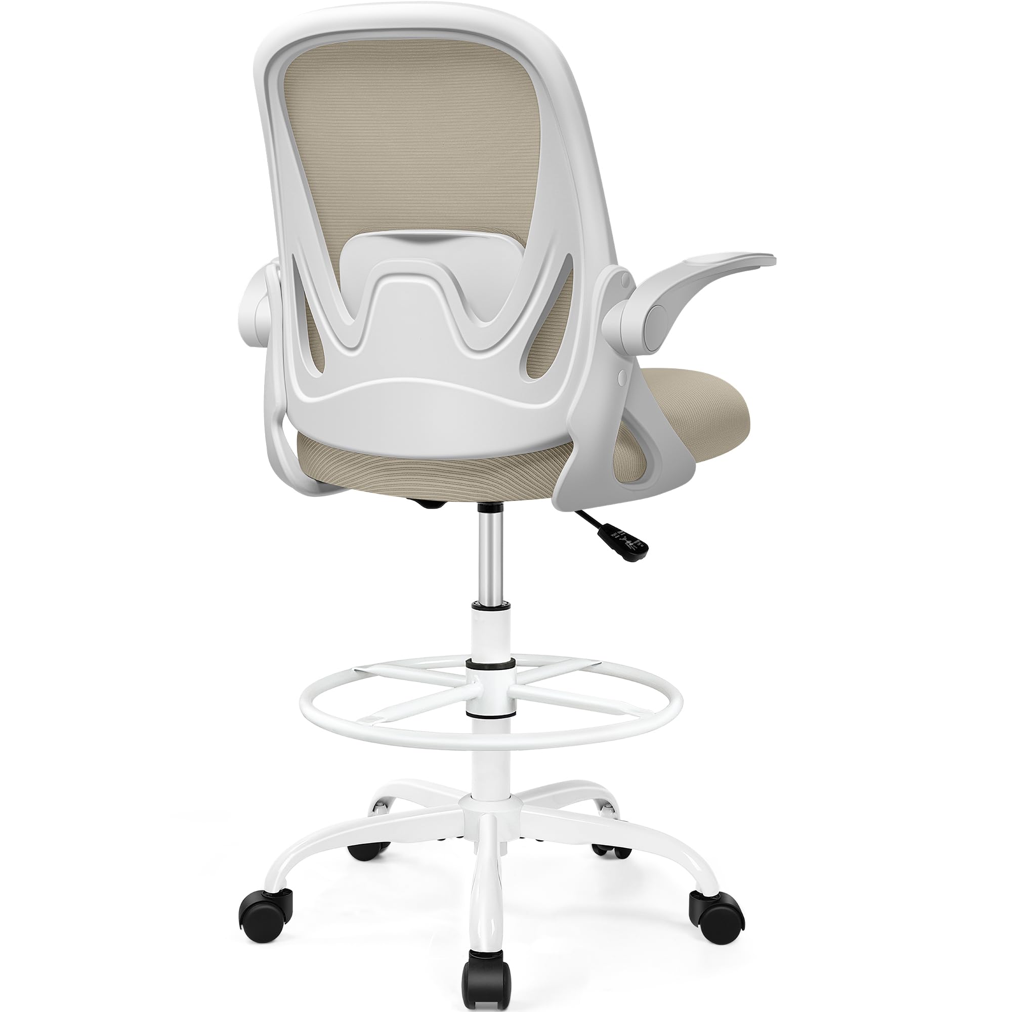 Primy PR934-Z Tall Drafting Chair with Flip-Up Armrests