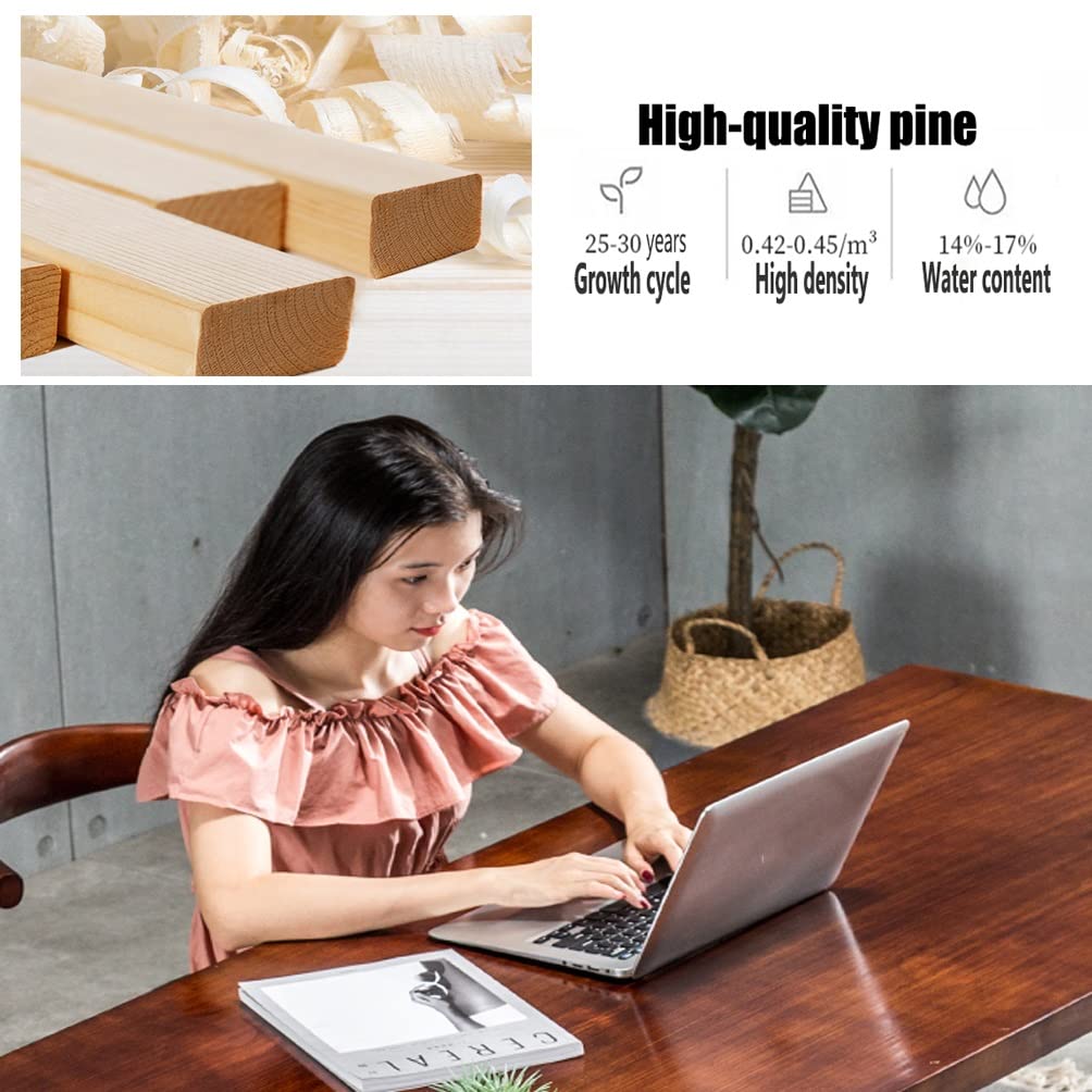 Computer Desk Industrial Style Solid Wood Table-5CM Thick Home Office Manager Room Computer Desk Conference Table Multifunctional Office Furniture (Size : 220x80x75cm) (180x80x75cm)