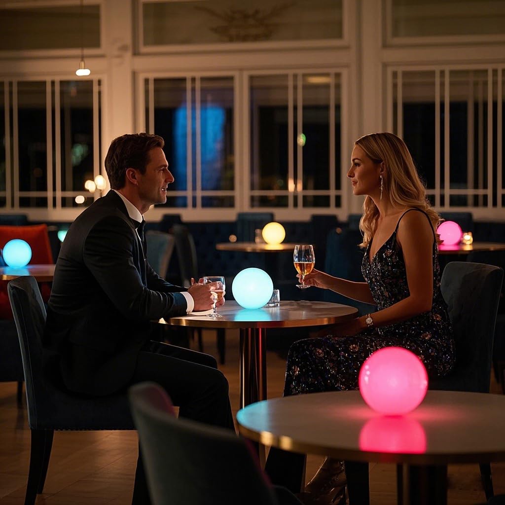COPU LED Ball Desk Lamp for Office Ambient Lighting