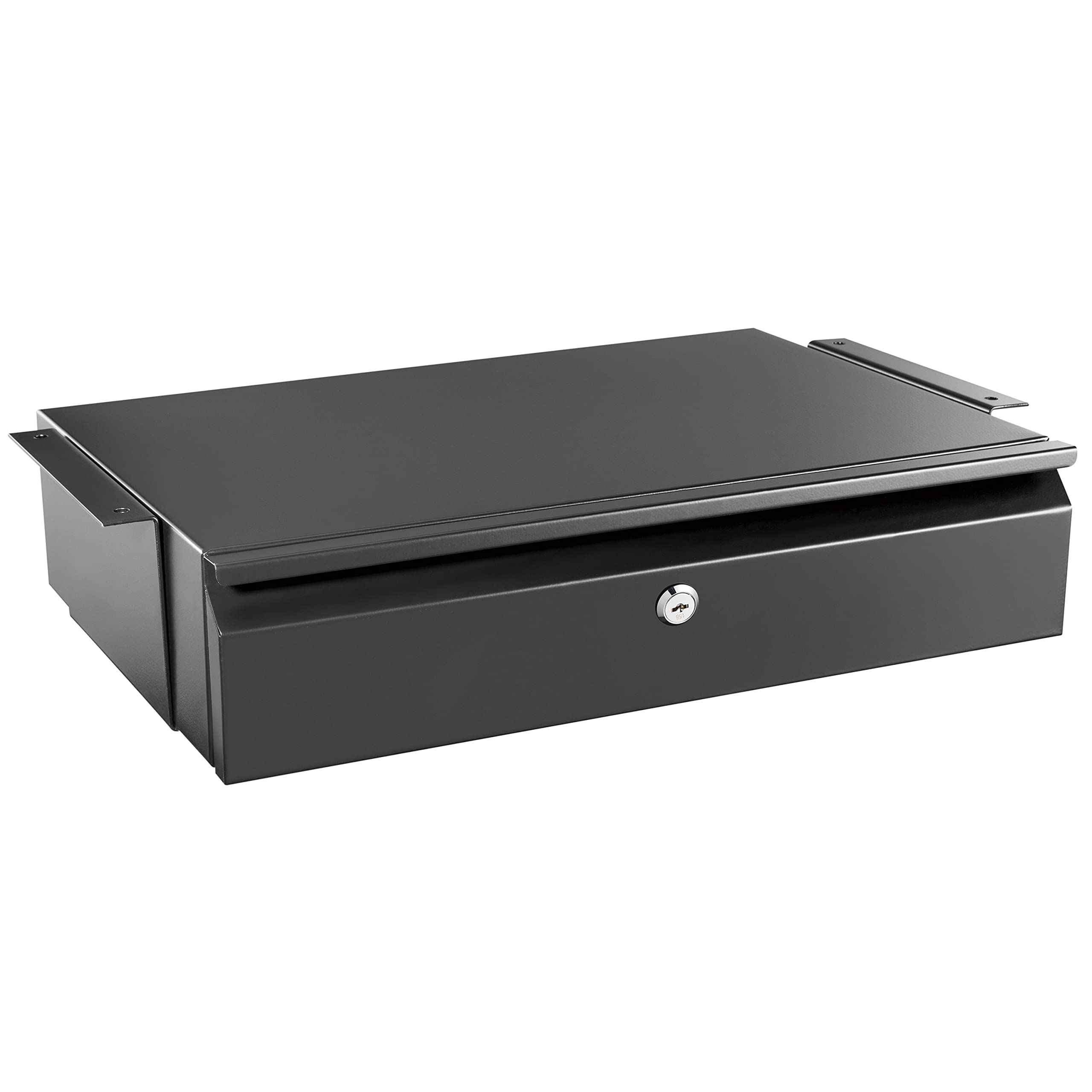 Mount-It! Under Desk Pull-Out Drawer Kit with Smooth Sliding Track | Office Storage Organizer | Mounts to Desktops Tables and Workbenches Over 0.71 Inches Thick