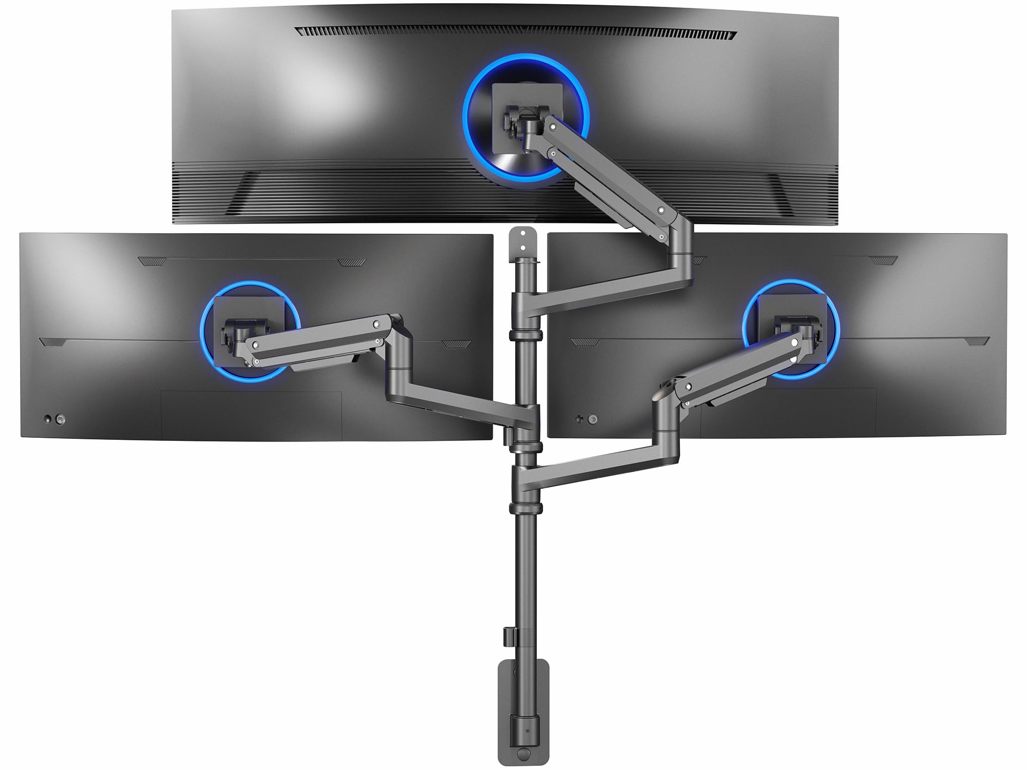 VIVO Extra-Tall Pneumatic Ultrawide Monitor Desk Mount