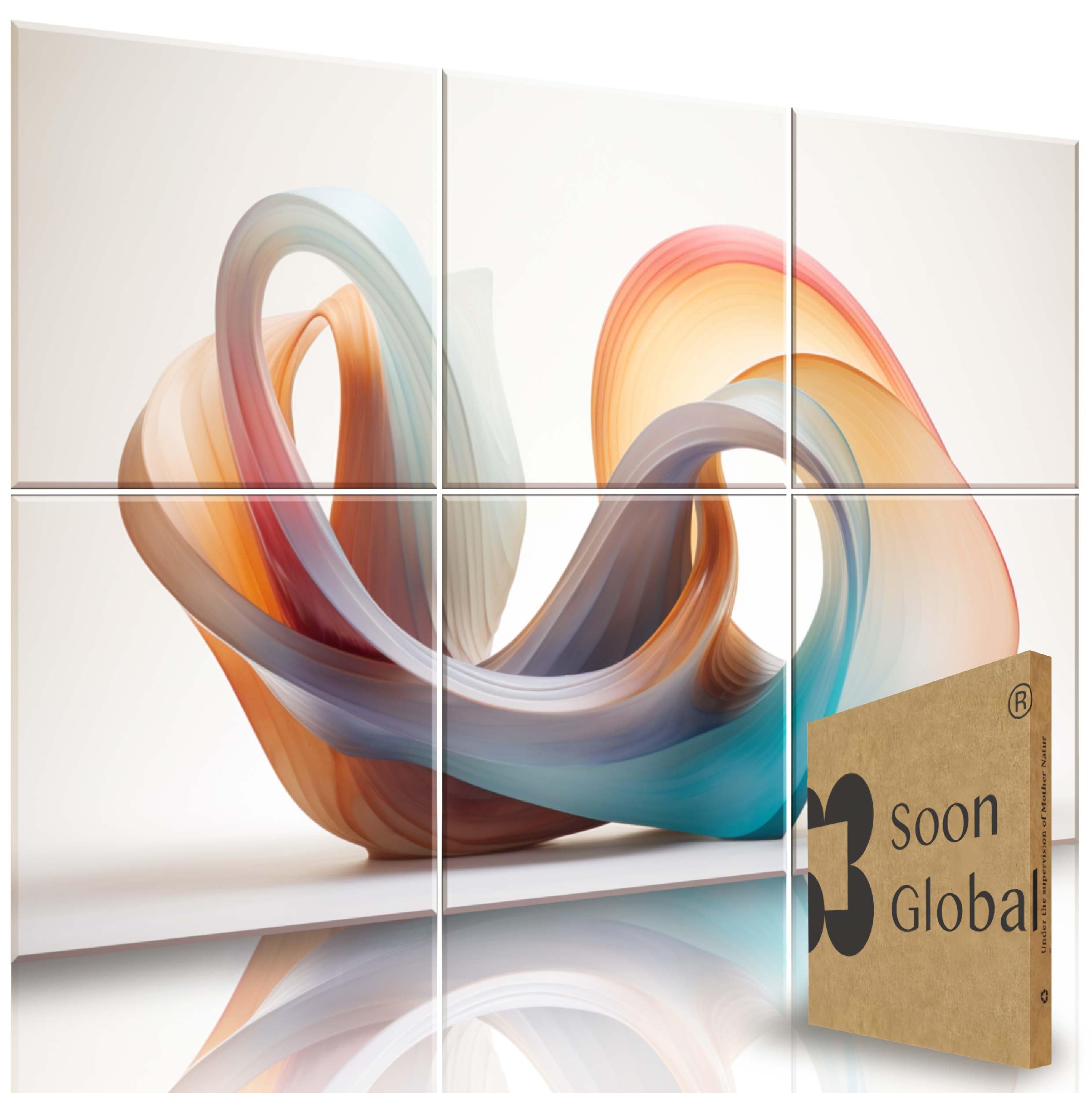 Soon Global 8-Pack Acoustic Sound-Absorbing Wall Panels