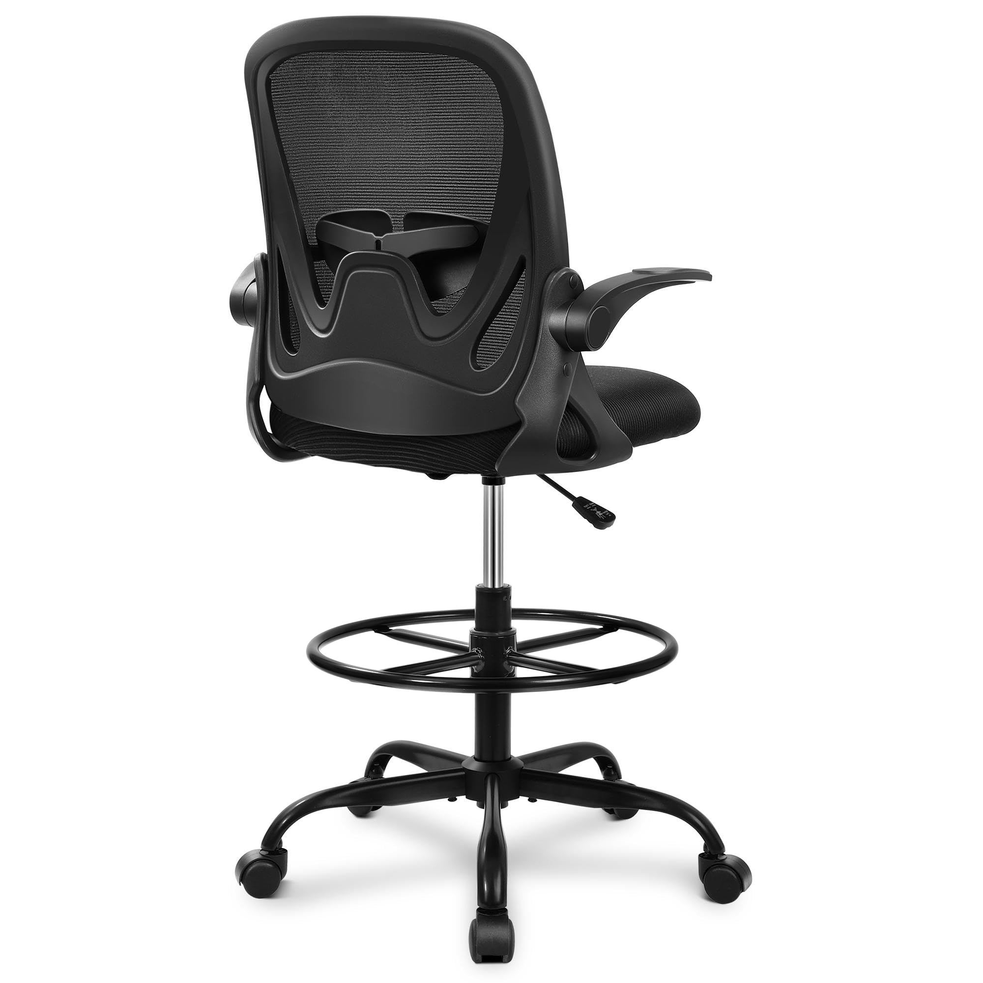 Primy PR934-Z Tall Drafting Chair with Flip-Up Armrests