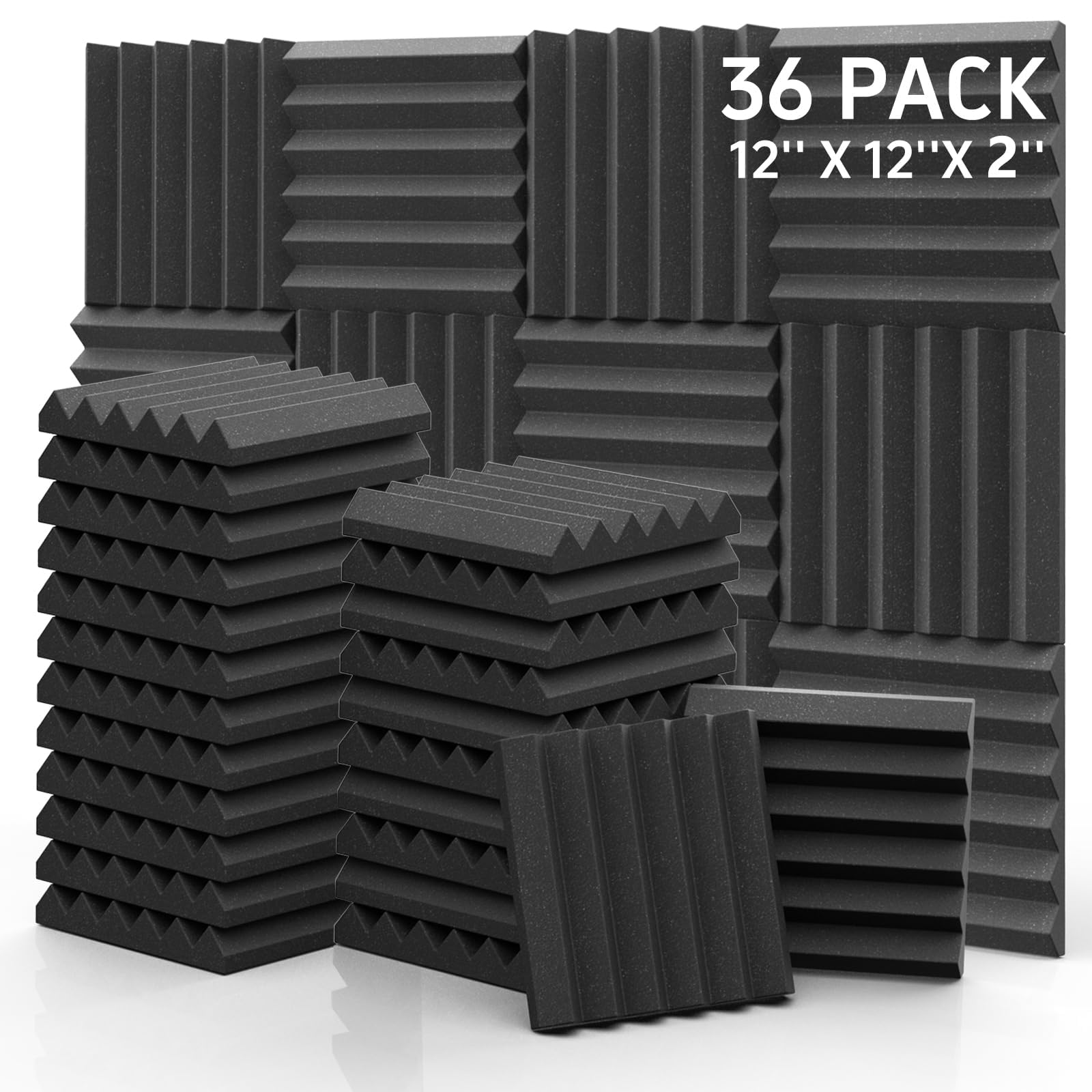 GUERRI Soundproof Acoustic Foam Panels for Office Walls