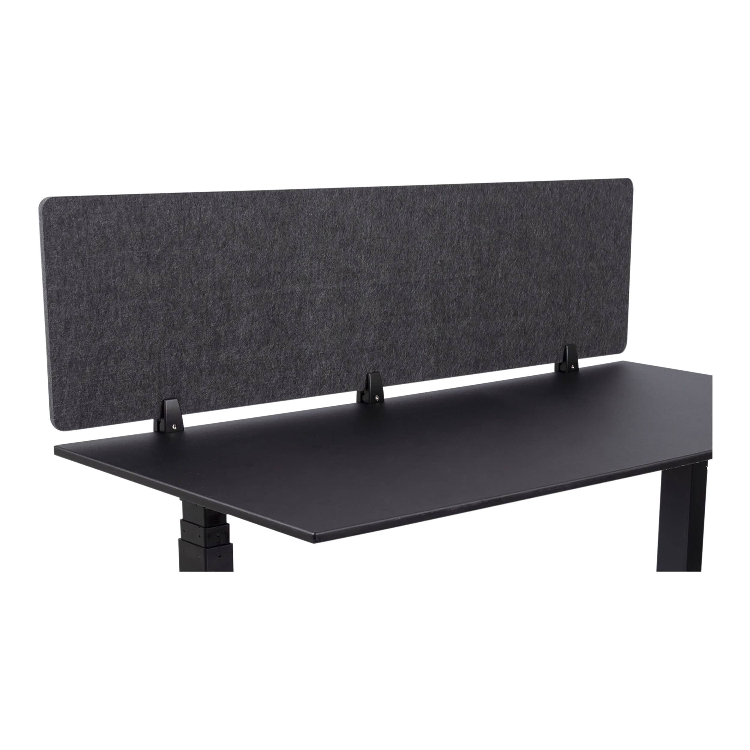 Stand Up Desk Store Clamp-On Acoustic Desk Privacy Divider