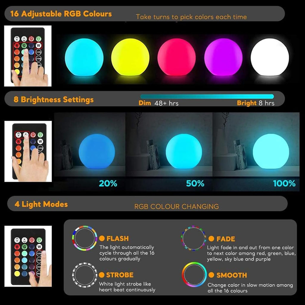 COPU LED Ball Desk Lamp for Office Ambient Lighting