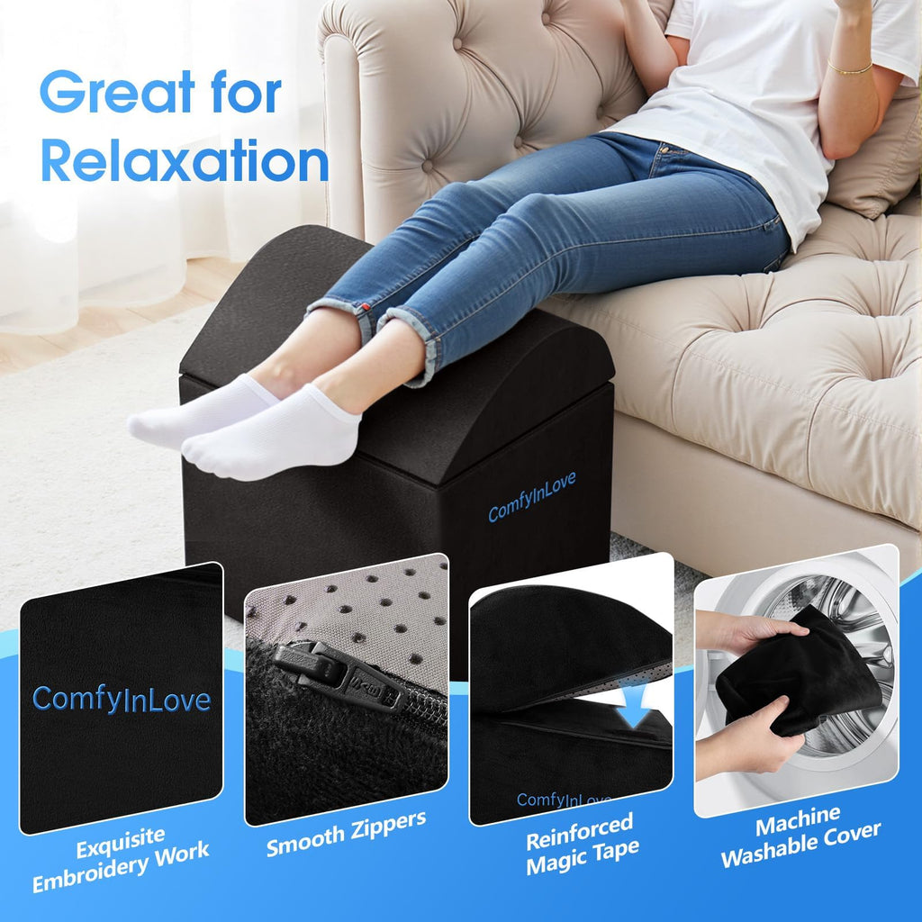 Ergonomic Under-Desk Foot Rest for Office Work