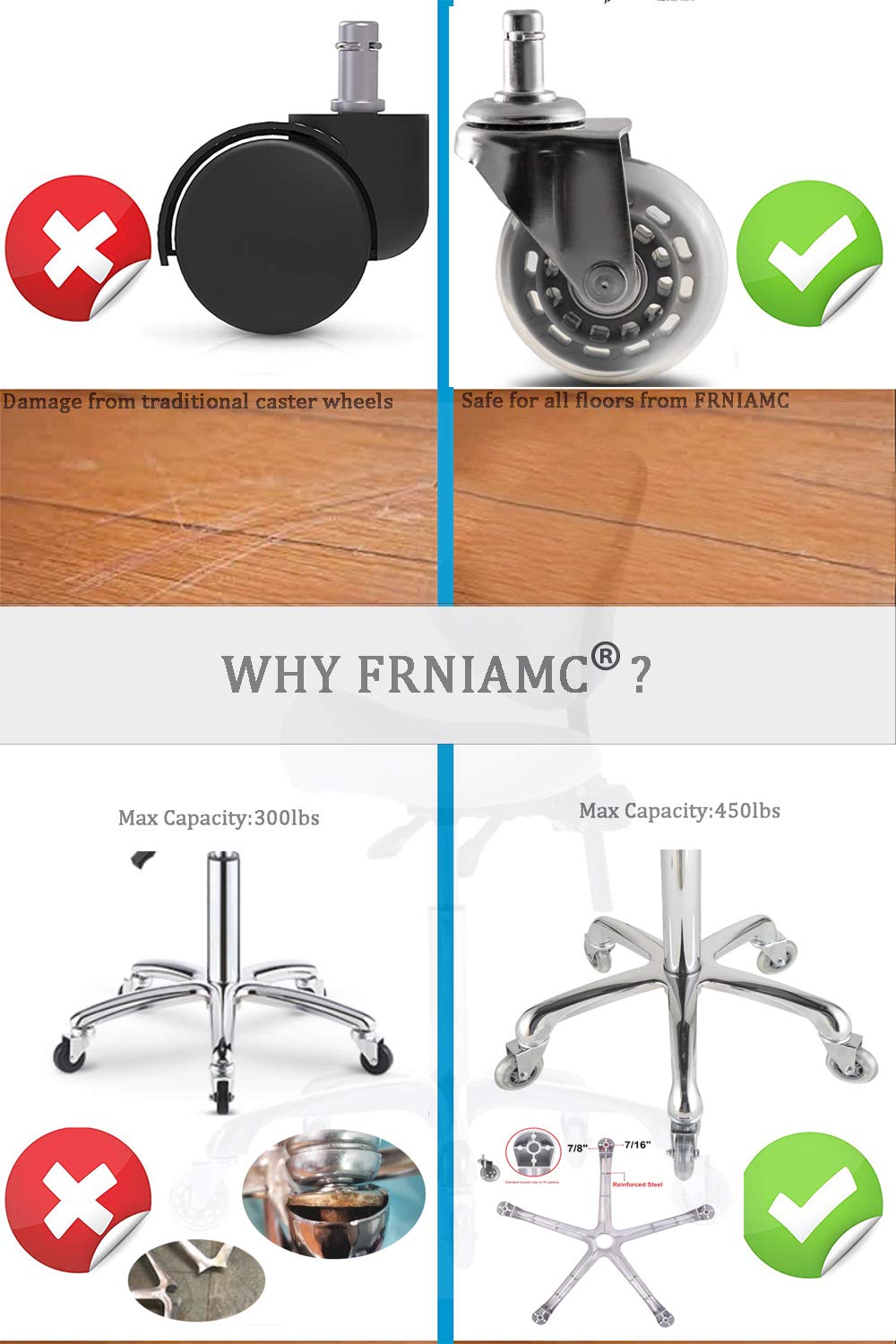 FRNIAMC Professional Saddle Stool with Wheels Ergonomic Swivel Rolling Height Adjustable for Clinic Dentist Beauty Salon Tattoo Home Office