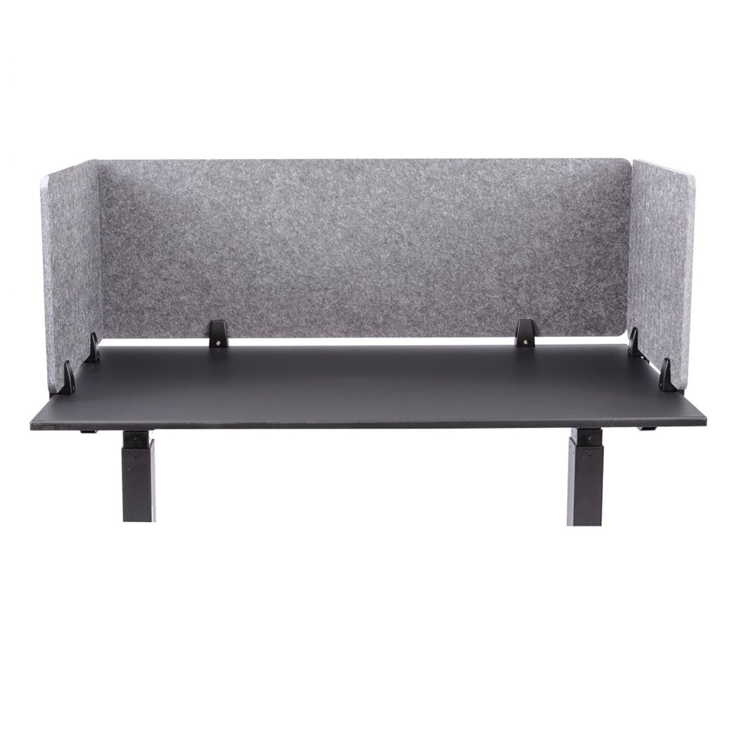 Stand Up Desk Store Clamp-On Acoustic Desk Privacy Divider