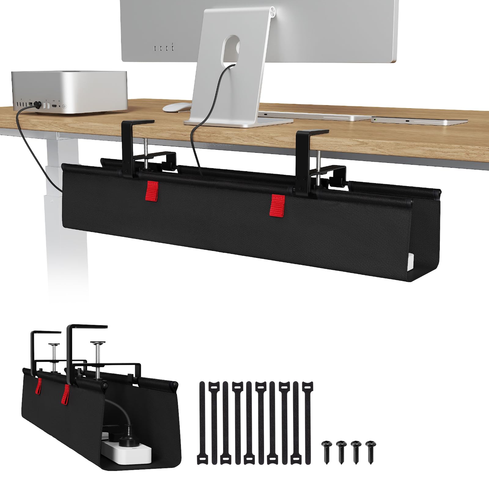 Univivi Under-Desk Cable Management Tray for Office
