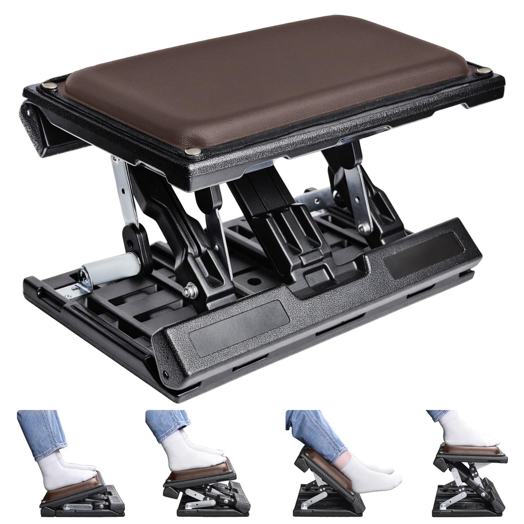 Adjustable Ergonomic Under-Desk Footrest for Office
