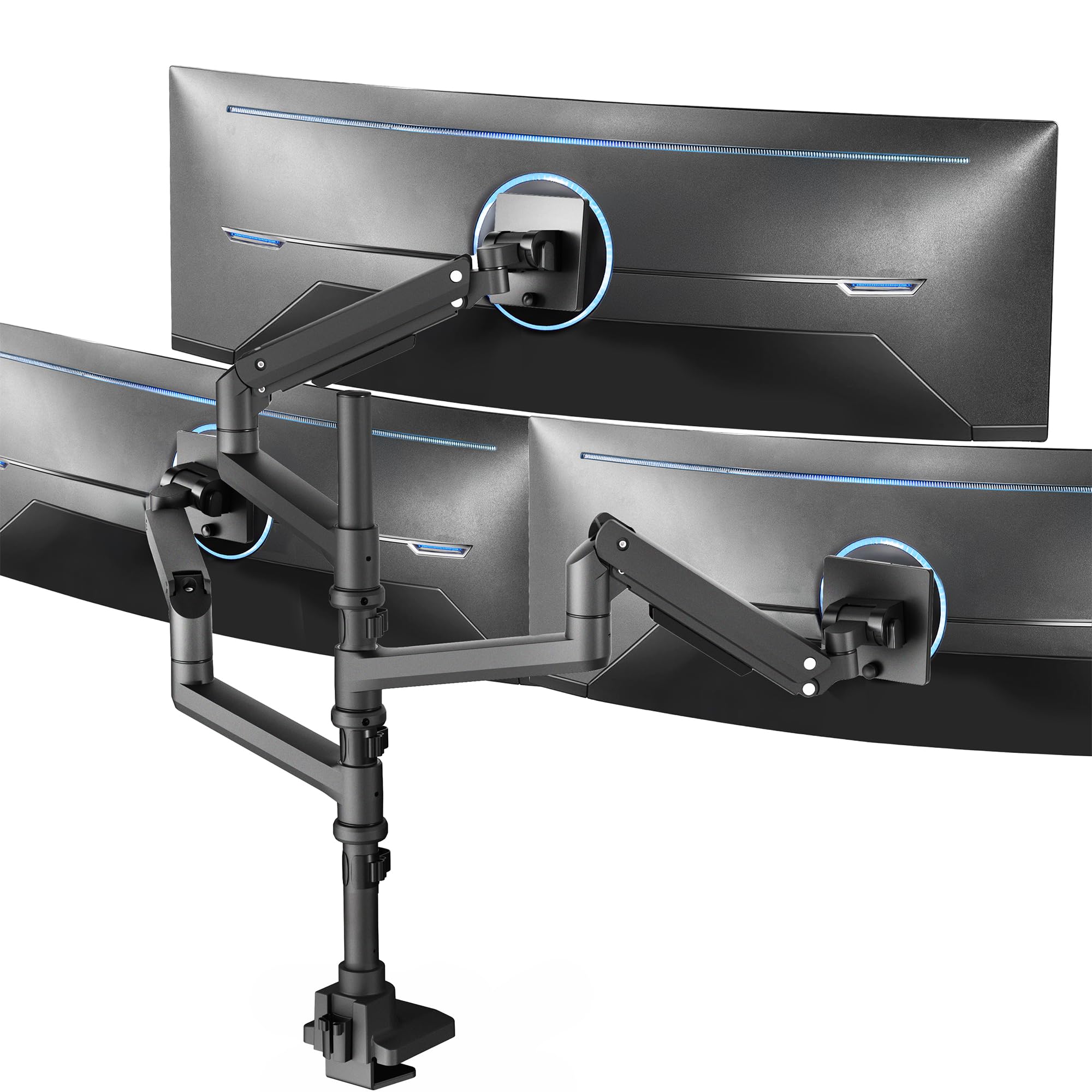 VIVO Extra-Tall Pneumatic Ultrawide Monitor Desk Mount